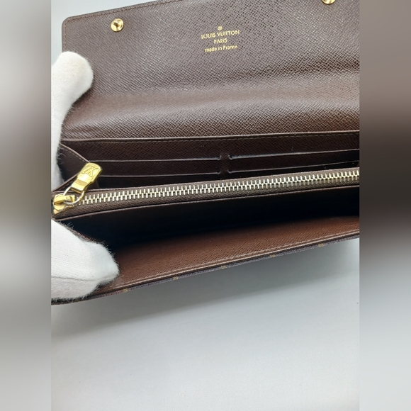 🏷 Louis Vuitton Brown Monogram Wallet – TH1018 - Picture 7 of 13